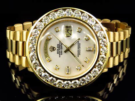 silver and gold watch rolex|solid gold rolex with diamonds.